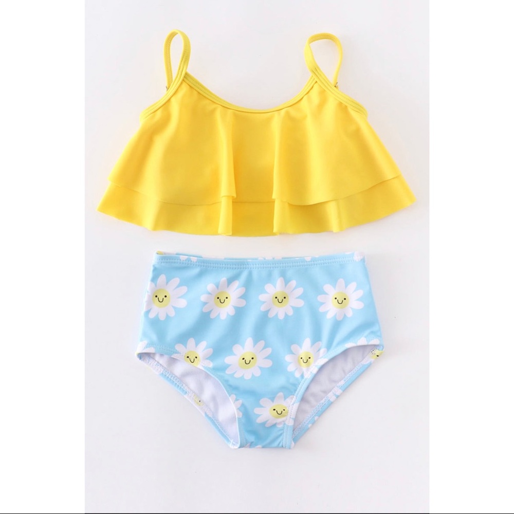Yellow Daisy Swimsuit